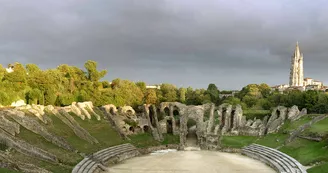 Vue panoramique sur l'amphithéâtre