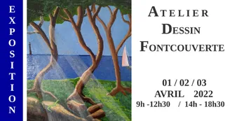 Exposition de l’Atelier Dessin et Peinture de Fontcouverte
