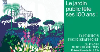 Exposition photographique Le jardin public fête ses 100 ans