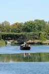 La gabare "Ville de Saintes" sur le fleuve charente